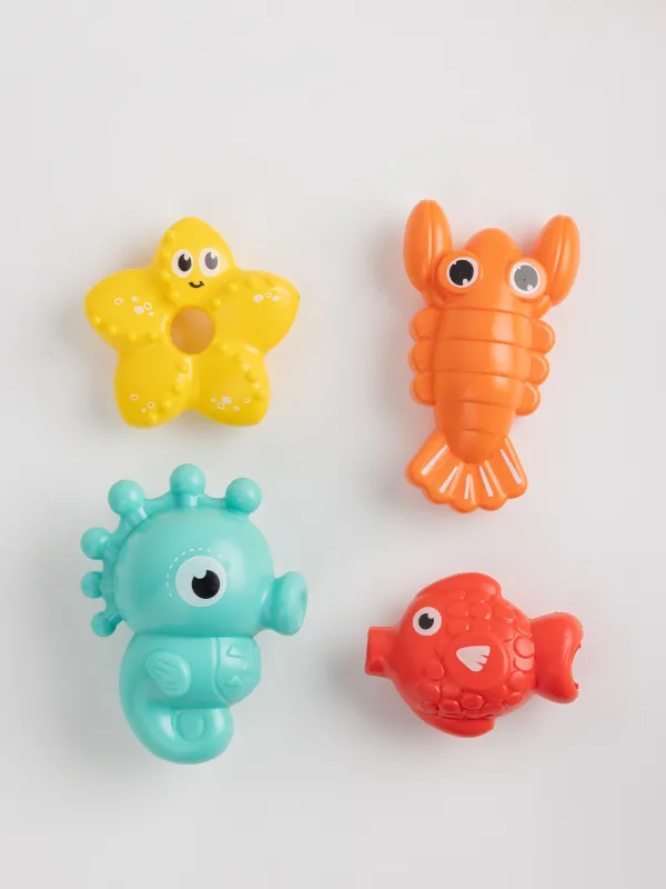 Набор игрушек для купания, Aquatic animals, image-2