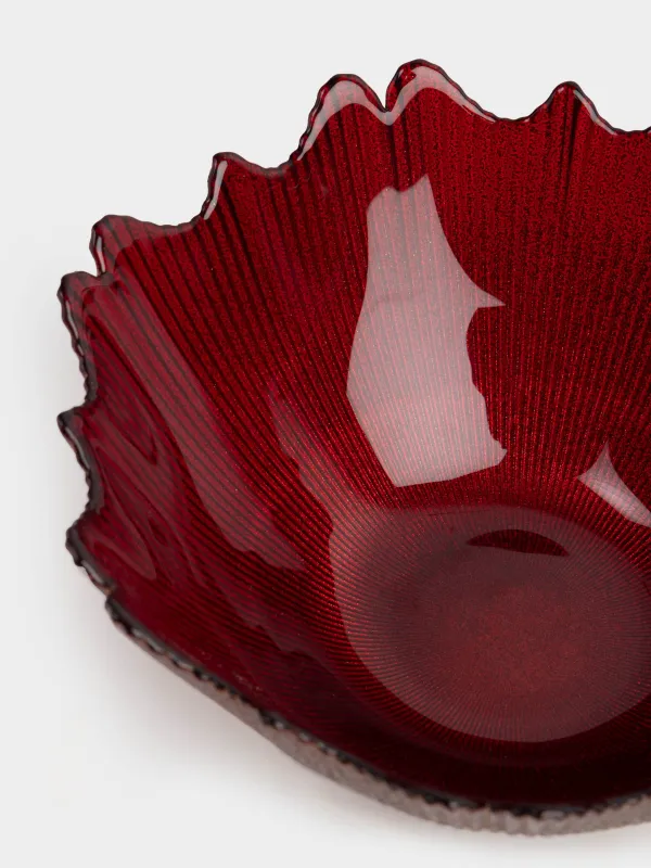 Салатник, 20х8 см, 1,2 л, стекло Р, красный, Ribby color, image-3