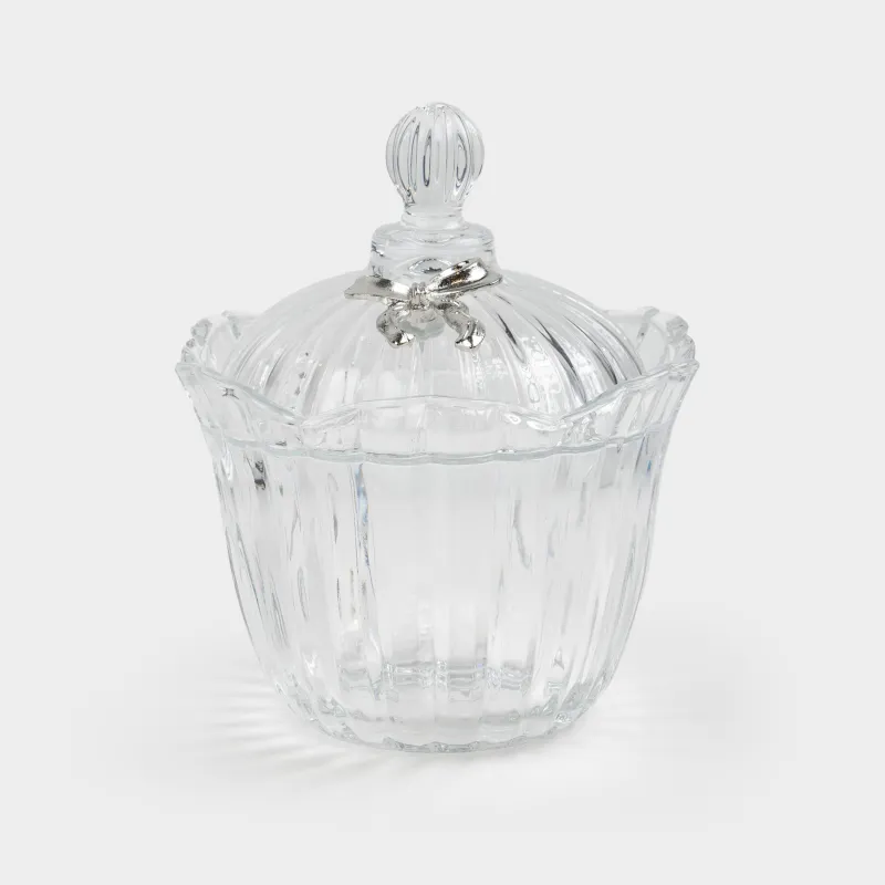 Емкость для хранения, 15х18 см, 500 мл, стекло Р, Бант, Alid