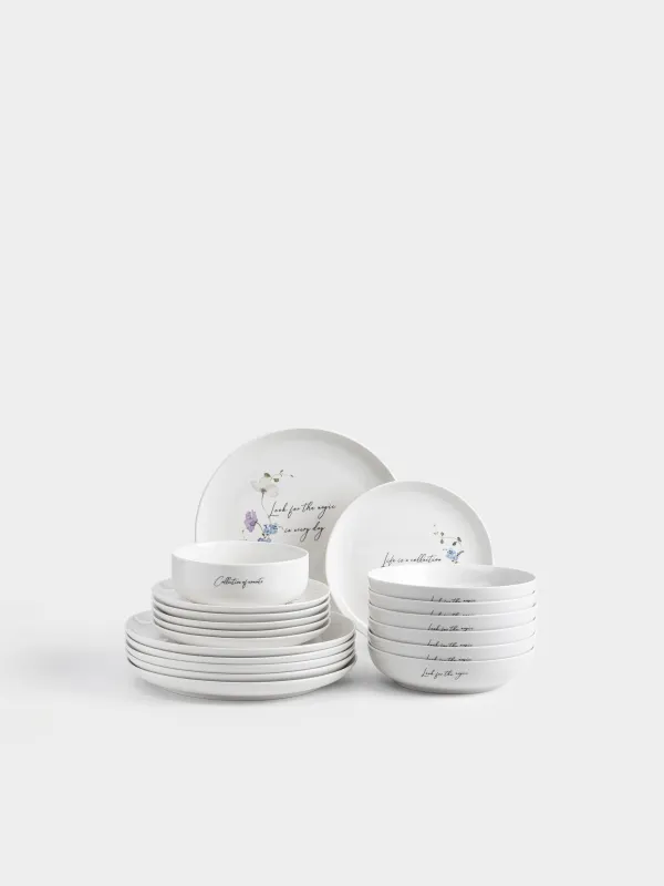 Сервиз обеденный, фарфор N, белый, Cowslip, image-0