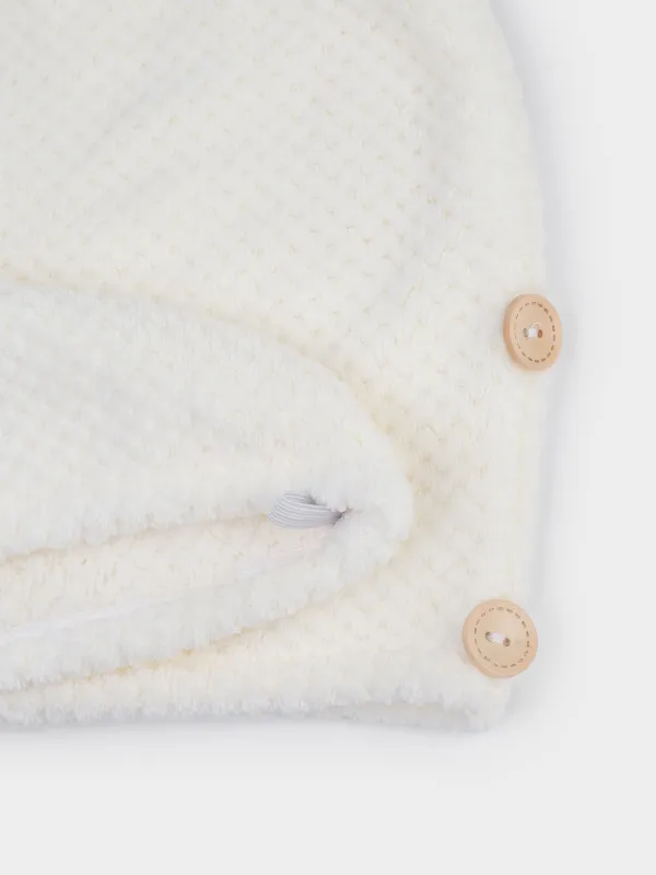 Полотенце-тюрбан для волос, 62х24 см, микроволокно, молочное, Fiber spa, image-3