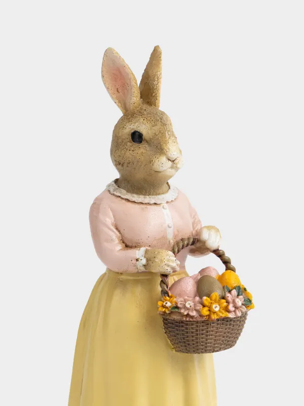 Статуэтка, 15 см, Мисс кролик с цветами, Silver age, image-2