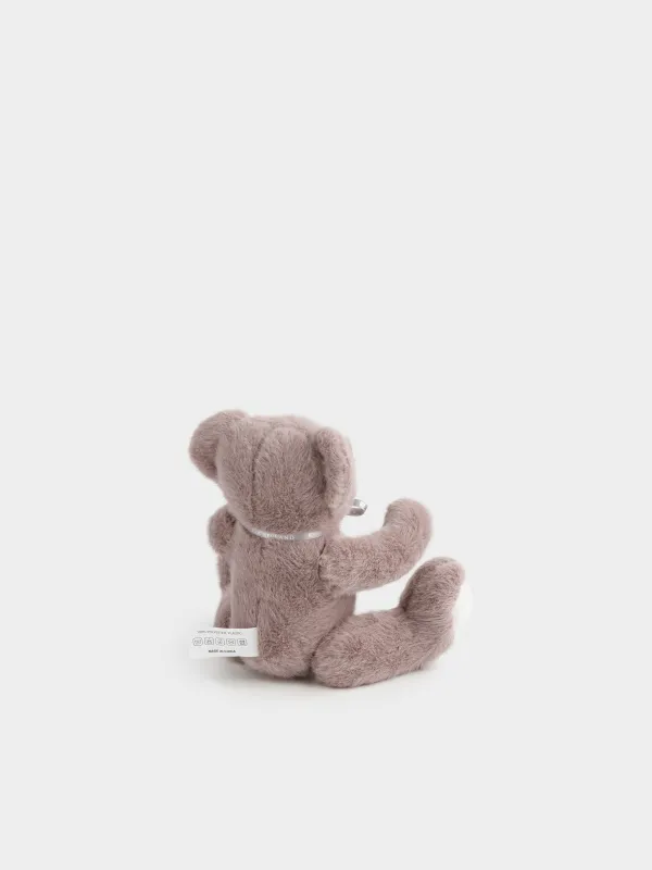 Игрушка, 25 см, мягкая, с подвижными лапами, полиэстер, коричневая, Мишка, Bear, image-3