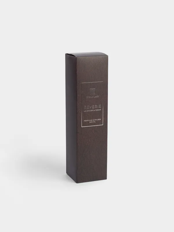 Ароматический диффузор, 200 мл, искусственная кожа, коричневый, Lavender & Cedar, Reverie, image-3