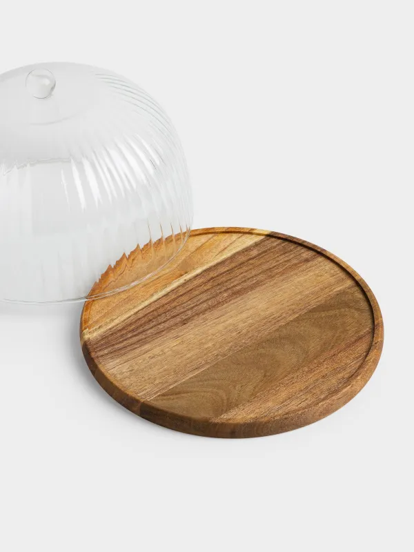 Блюдо с крышкой, 22х15 см, Ribby wood, image-2