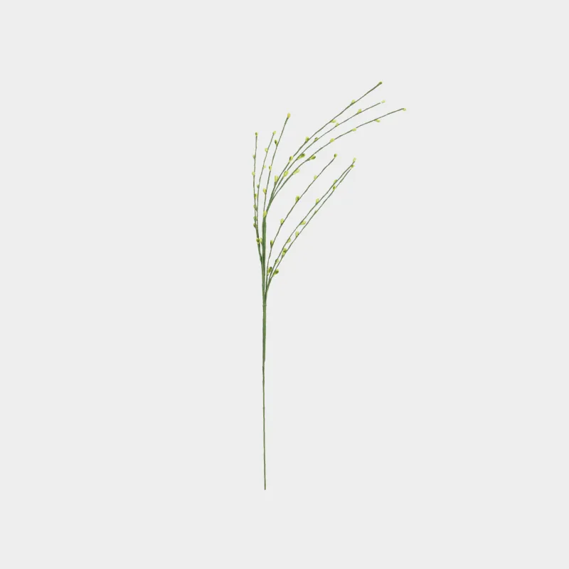 Ветка декоративная, 70 см, пластик, Желтые ягоды, Willow decor