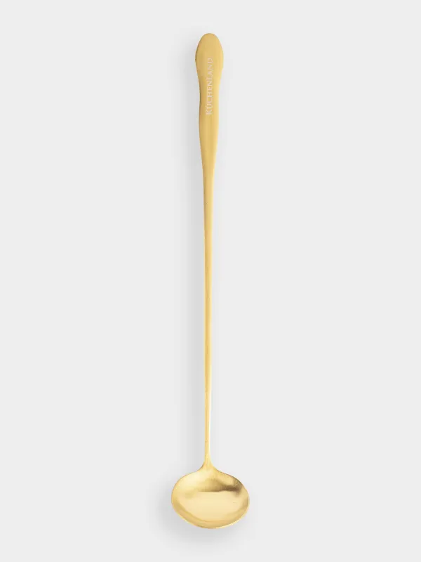 Ложка для специй, 24 см, сталь, золотистая, Classic gold, image-0