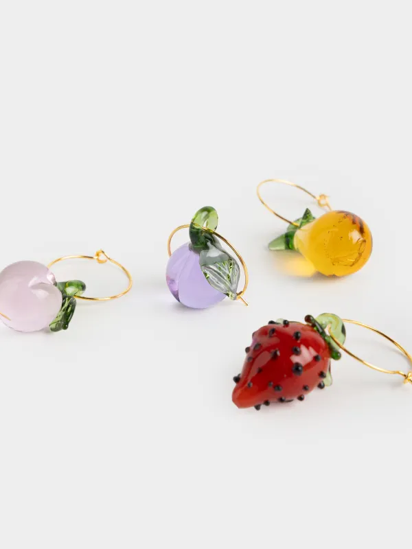 Подвеска для бокала, 4 шт, Фрукты, Fruit, image-2