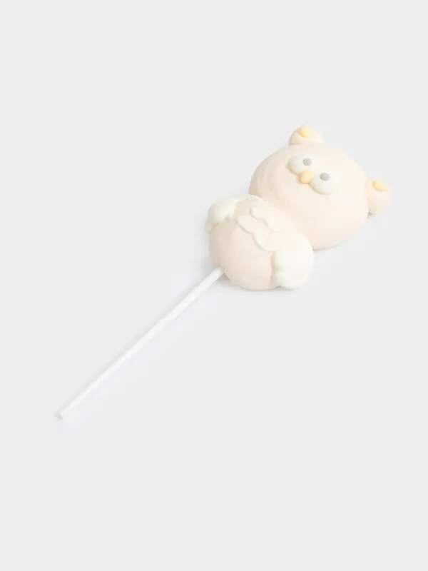 Маршмеллоу, 17 гр, на палочке, бежевое, Ваниль, Сова, Sweet life, image-1