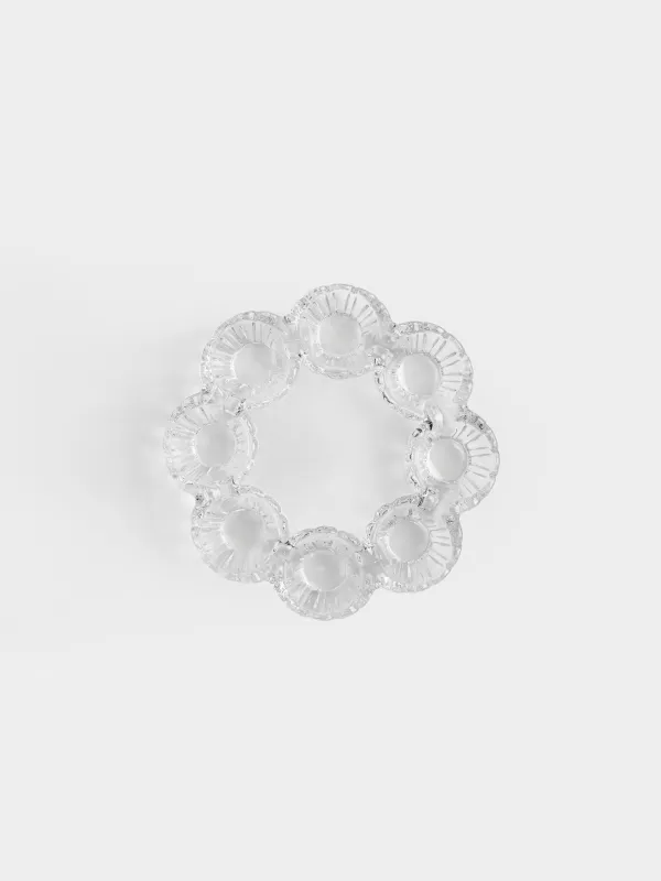 Блюдо пасхальное, 19х3 см, 8 отделений, Цветок, Clear pattern, image-4