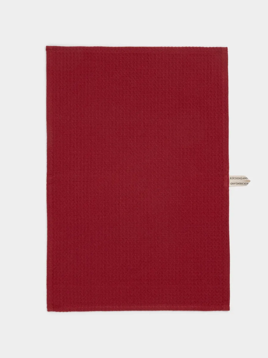 Полотенце кухонное, 40х60 см, 3 шт, хлопок, молочное/зеленое/красное, Графичные лошади, Horse trio, image-3