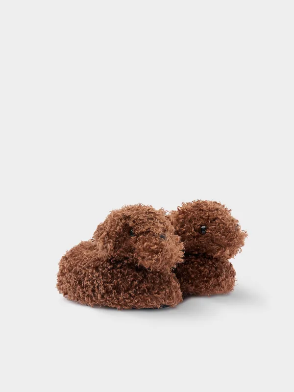 Тапочки меховые Мальтипу, Curled dog, image-3