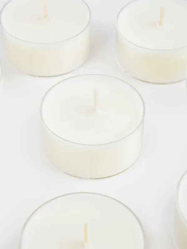 Свеча ароматическая, 6 см, 8 шт, чайная, Luxury white, image-3