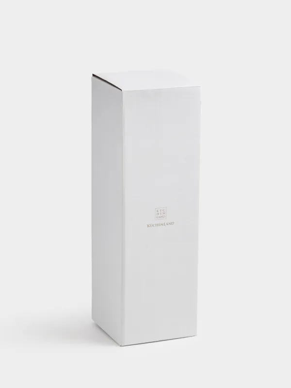 Ваза для цветов, 40 см, стекло, Clear, image-4