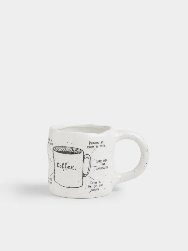 Кружка, 460 мл,Coffee, Crumple font, image-0
