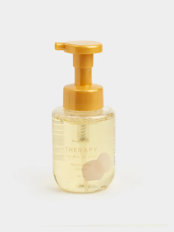 Мыло-пенка для рук, 300 мл, с дозатором, увлажняющее, Кокос, Therapy, image-3