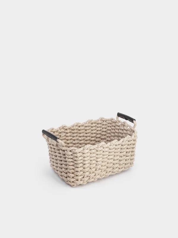 Корзина для хранения, 30х23х18 см, Cozy striped, image-1