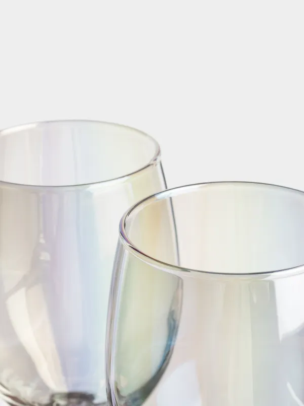 Бокал для красного вина, 420 мл, 2 шт, стекло, перламутр, Floyd polar, image-3