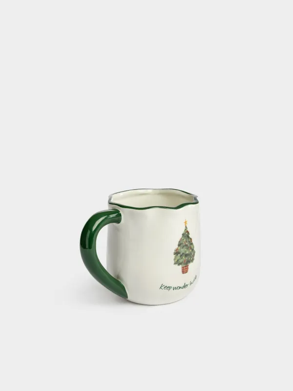 Кружка, 400 мл, Нарядная елка, Christmas green, image-4
