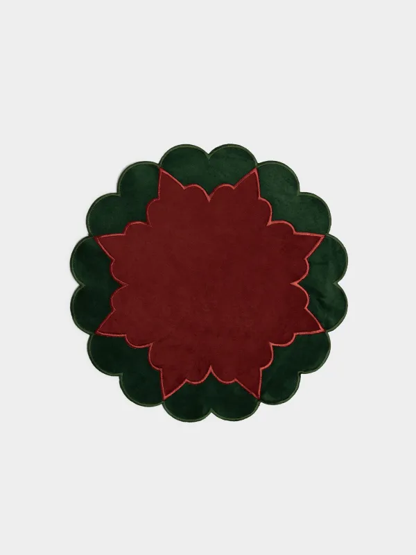 Салфетка под приборы, 38 см, из бархата, Velvet