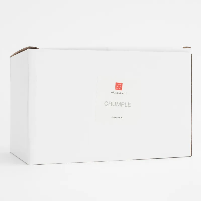 Пара чайная, 1 перс, 2 пр, 350 мл, фарфор P, с золотистым кантом, Мятый эффект, Crumple gold, image-6