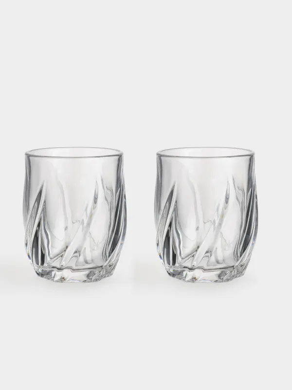 Стакан для виски, 10 см, 300 мл, 2 шт, стекло Р, Crumpled, image-0