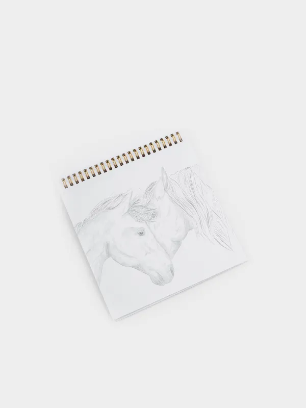Альбом для раскрашивания, 24 листа, на кольцах, Животные, Draw creative, image-2