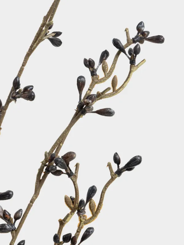 Ветка декоративная, 95 cм, Синие ягоды, Blue berry, image-2