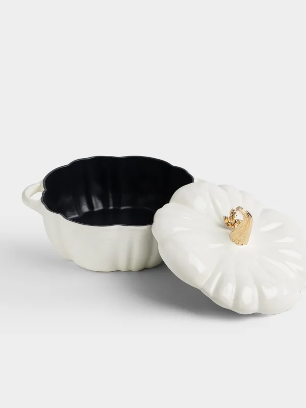 Казан, 2,7 л, с крышкой, Тыква, Gourd, image-1