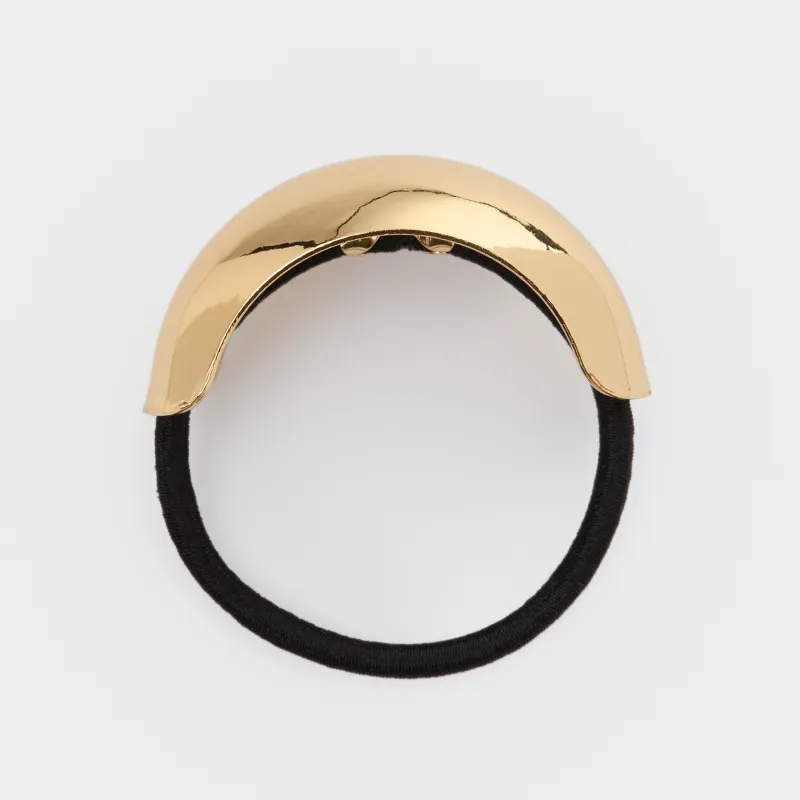 Резинка для волос, 6 см, металл, золотистая, Hairstyle