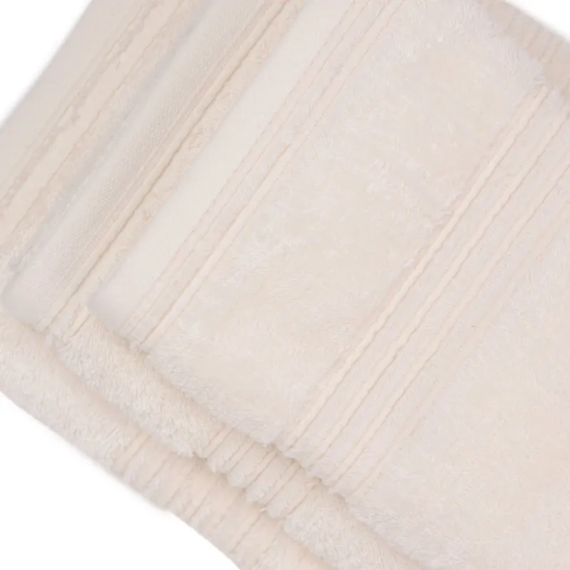 Комплект полотенец, 40х60/50х90/70х140 см, 3 шт, хлопок, молочный, Natural cotton, image-2