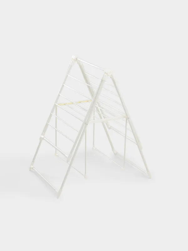 Сушилка для белья напольная, 155х57 см, раскладная, металл, бежевая, Х-форма, Compact, image-3