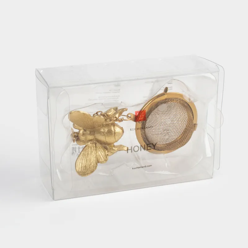 Сито для заваривания чая, 5 см, полирезин/металл, золотистое, Пчела, Honey, image-5