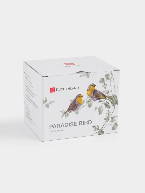 Кружка, 380 мл, Расписной малюр, Paradise bird, image-4