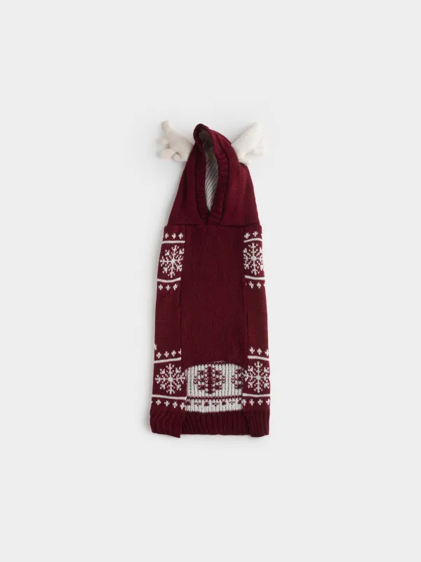 Свитер для животных с капюшоном и принтом Олени, Fashion pet, image-0