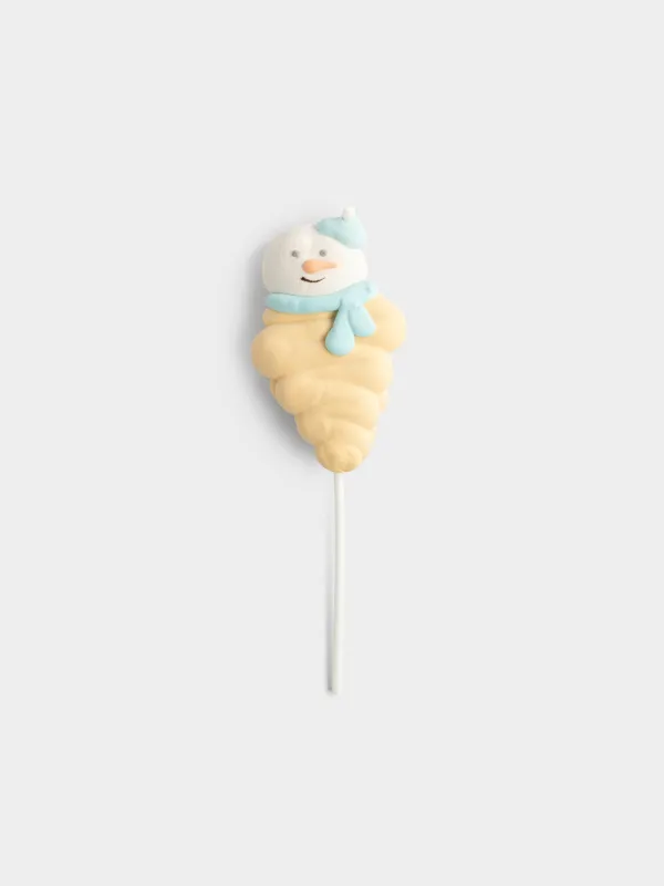 Маршмеллоу, на палочке, Ваниль, Снеговик в рожке, Sweet life, image-0