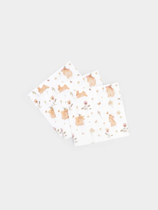 Салфетки бумажные, 33х33 см, 20 шт, Easter, image-3