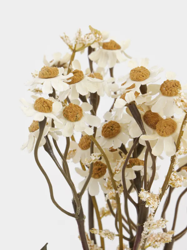 Букет декоративный, 35 см, пластик/полиэстер, Белые ромашки, Daisies, image-2