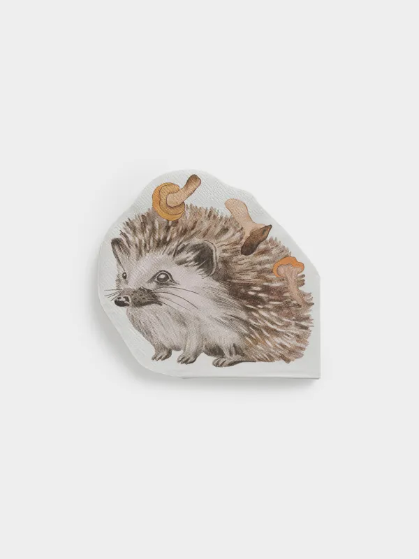 Салфетки бумажные, 33х31 см, 20 шт, Еж, Forest hedgehog, image-0