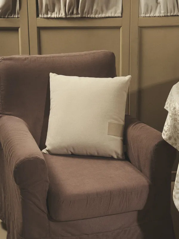 Подушка декоративная, 45х45 см, вельвет, молочная, Silk velvet, image-5