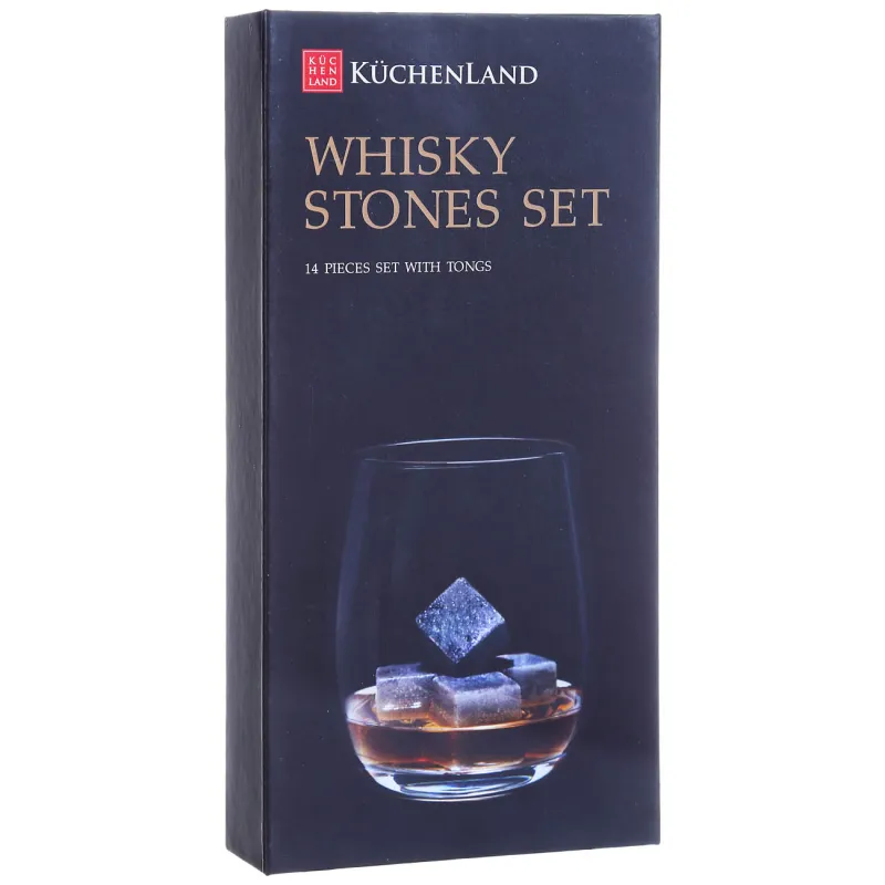 Набор кубиков для охлаждения напитков, 16 пр, с щипцами, стеатит/сталь, BAR, image-2