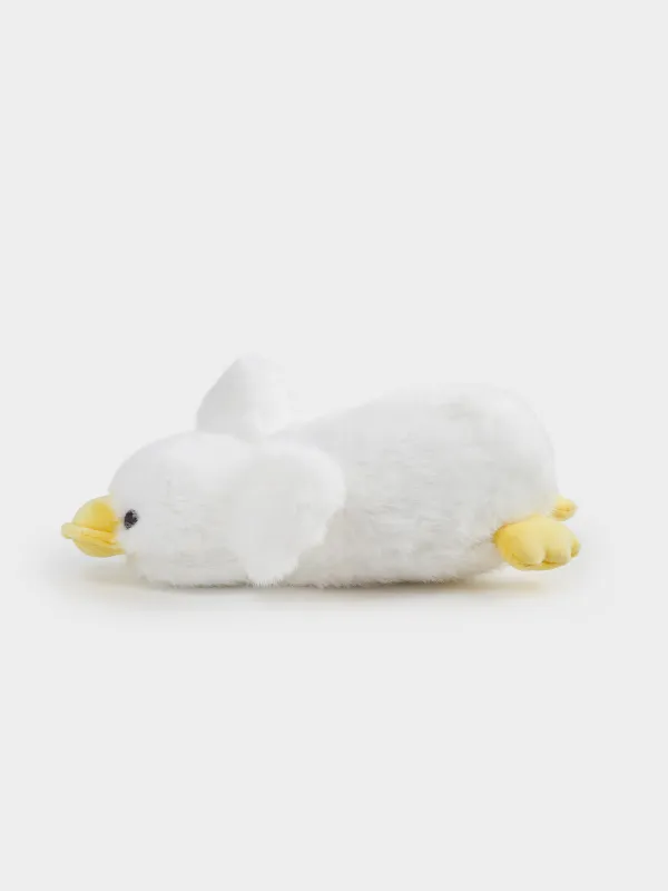 Игрушка, 29 см, мягкая, полиэстер, белая, Утенок, Duck toy, image-2