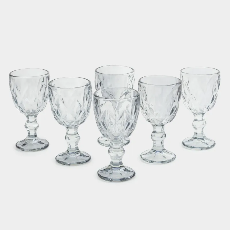 Рюмка, 50 мл, 6 шт, стекло Р, серая, Rhomb color, image-0