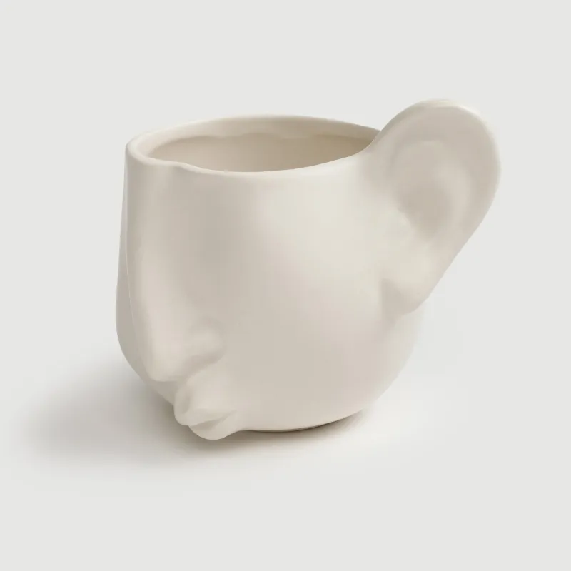 Пара чайная, 1 перс, 2 пр, 300 мл, керамика, молочная, Поцелуй, He&She, image-5