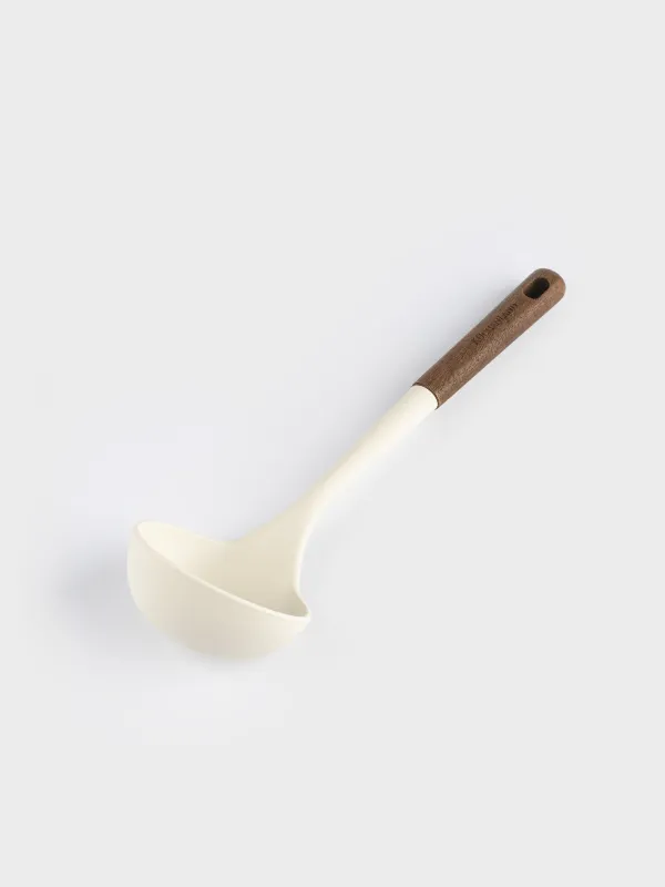 Половник, 32 см, силикон/дерево, бежевый, Lemsen, image-2