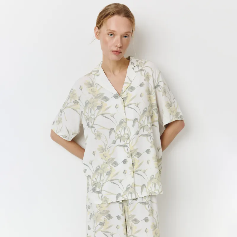 Рубашка женская, с коротким рукавом, Leksli