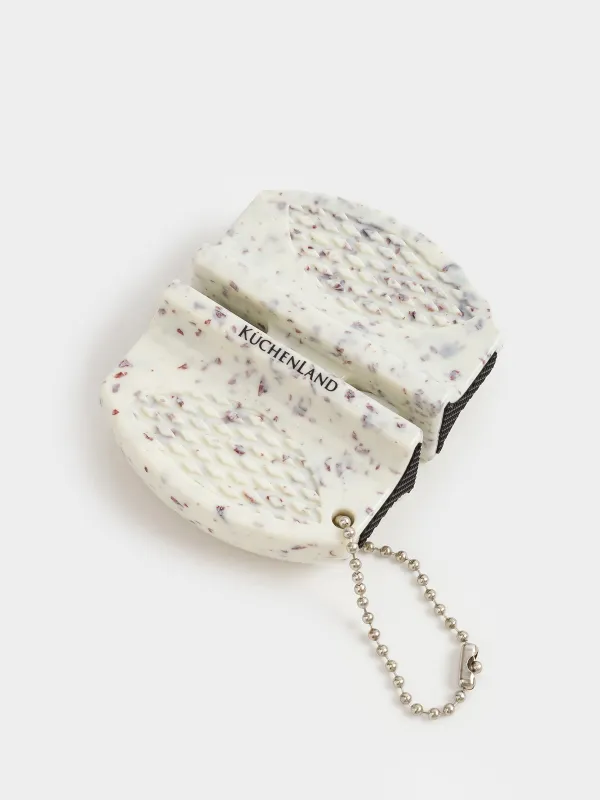 Точило для ножей, 7 см, пластик/сталь, молочное, Accessories, image-1