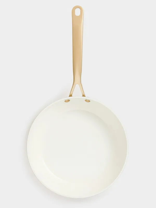 Сковорода, 24 см, с покрытием, алюминий, молочная, Piatto gold, image-6