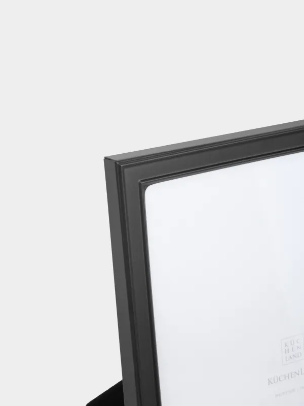 Фоторамка, 16х22 см, пластик/стекло, черная, Frames, image-1