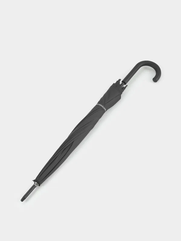 Зонт-трость, 86 см, эпонж, черный, Ray light, image-4